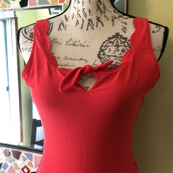 J.Crew Scallop One Piece Suit - Picture 2 of 10